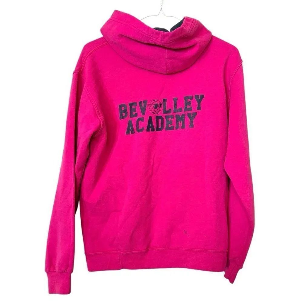 Fruit Of The Loom Bevolley Athlete Cotton Blend Pullover Hoodie Pink Small